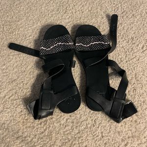 Black Marc Fisher Sandals